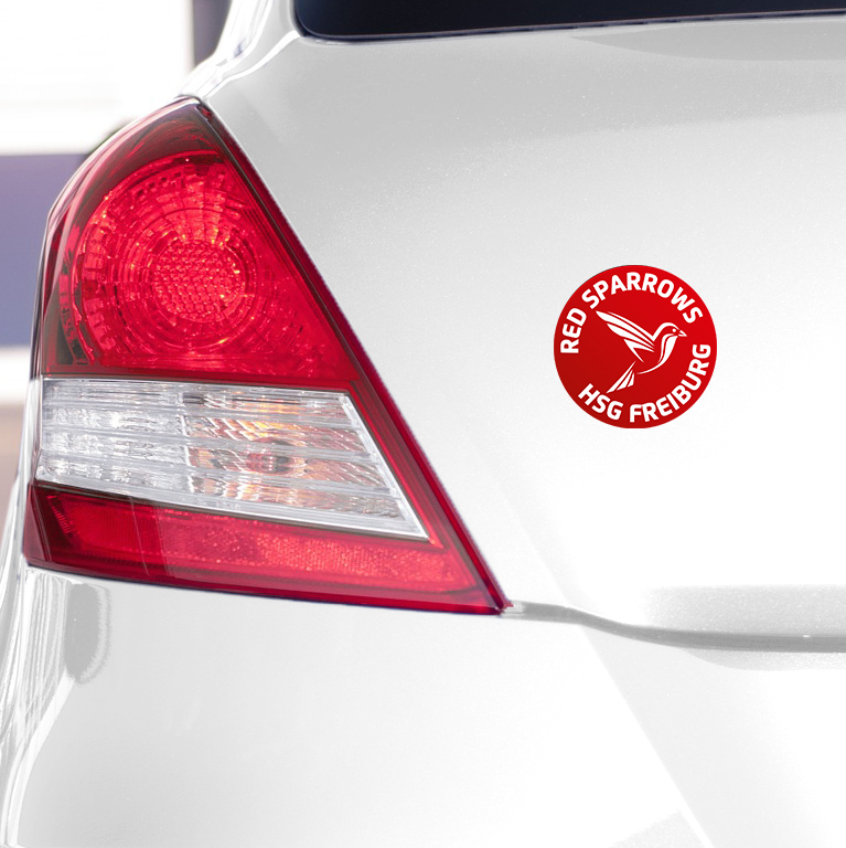 Autoaufkleber Red Sparrow