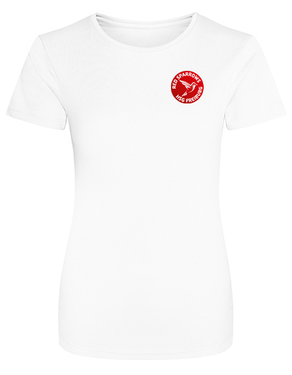 Aufwärmshirt Red Sparrow Damen